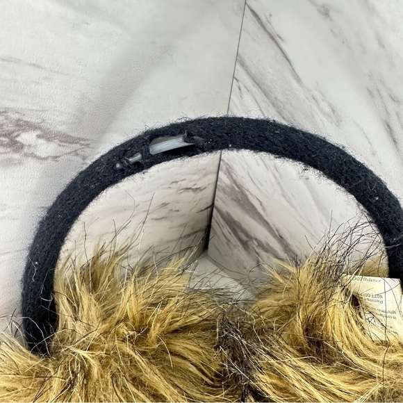 Faux Fur Winter Earmuffs - Warm Winter Ear Covers - Brown - O/S - Picture 4 of 5